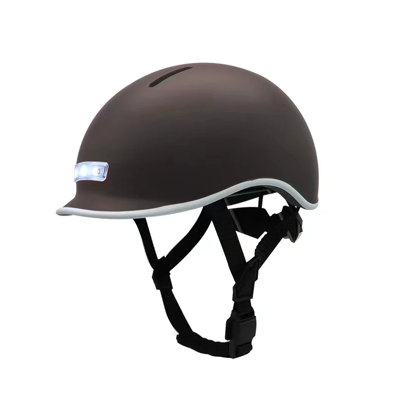 New Model Helmet Skateboard Helmet Cycling Helmet Roller Skating Sports Safety Hat with Front and Rear Light CE CPSC