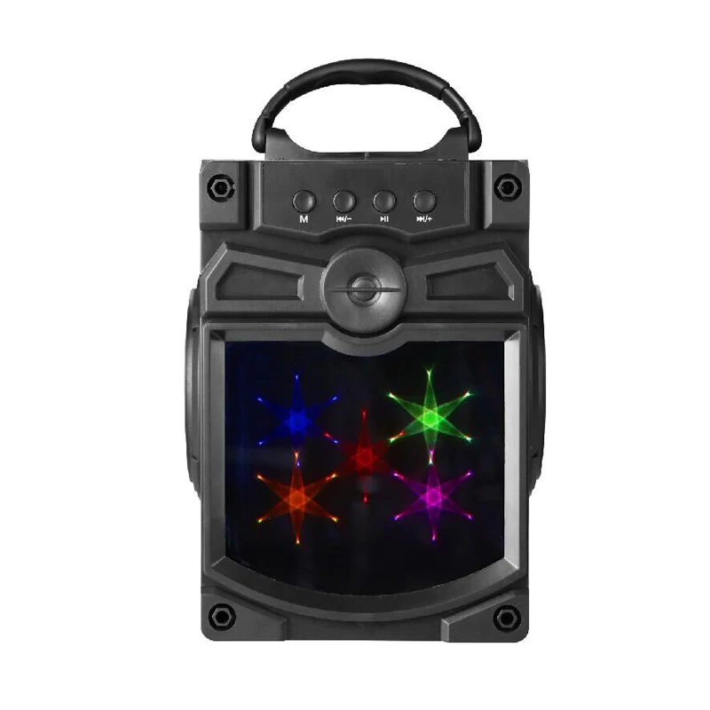 Caixas De сом KTS-954 КТС 953 Bluetooth светодиодные фонари зеркало звук НЧ-динамик свет karoaoke спикер открытый беспроводной деревянный Bluetooth динамик