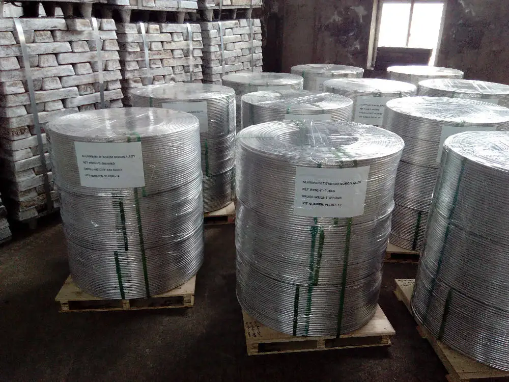 Cheap price and high-quality aluminum titanium boron wire for refinement Industry AlTi5B1
