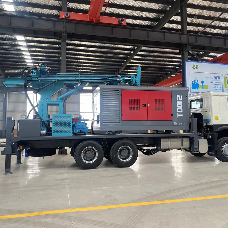 Made in China borehole water well pneumatic rock oil drilling rig machine 5000m 1500HP Skid-mounted truck mounted