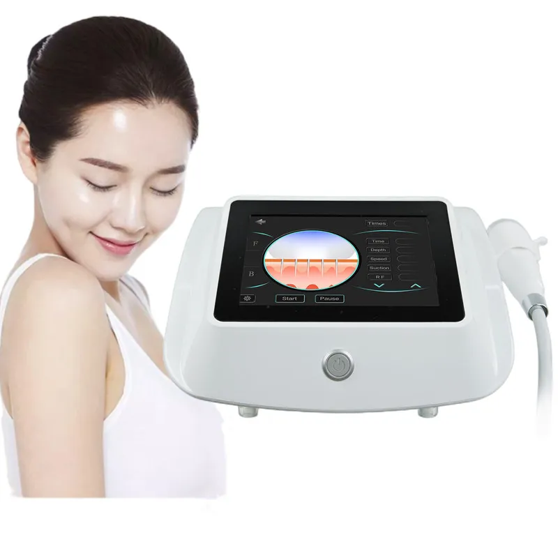 Portable fractional rf microneedle face lifting stretch marks removal skin care machine