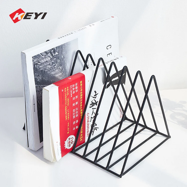 Customized Metal Record Storage Display Racks Bracket Triangle Square Record Iron Wire Display Stands