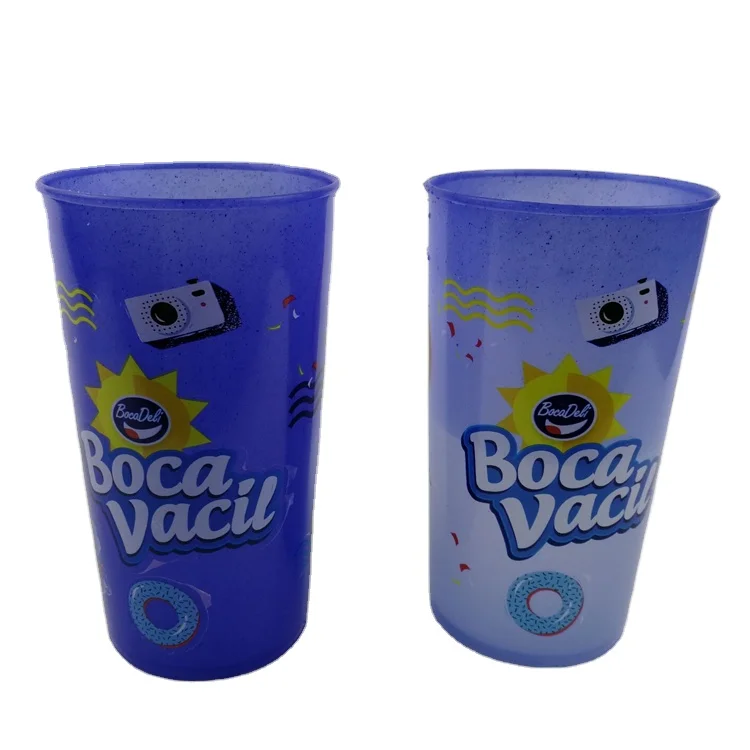 
Personalized Plastic Stadium Mood Color Changing Drinking Cups 