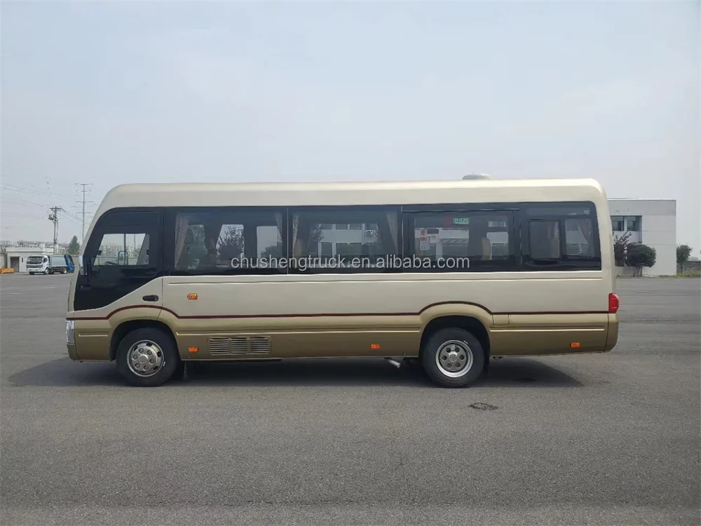 Brand new 26 Seats Luxury Coach Bus Coaster Type with 7 Meter Tourist LHD Low Price Diesel Engine