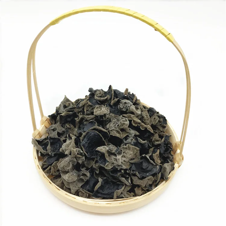 
Dried Whole White Back Black Fungus Agraic Mushroom Black Edible Fungus 