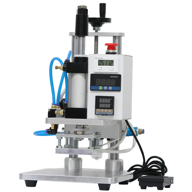 customized leather embossing machine logo hot stamping hot press wood pattern hot stamping machine LOGO branding machine