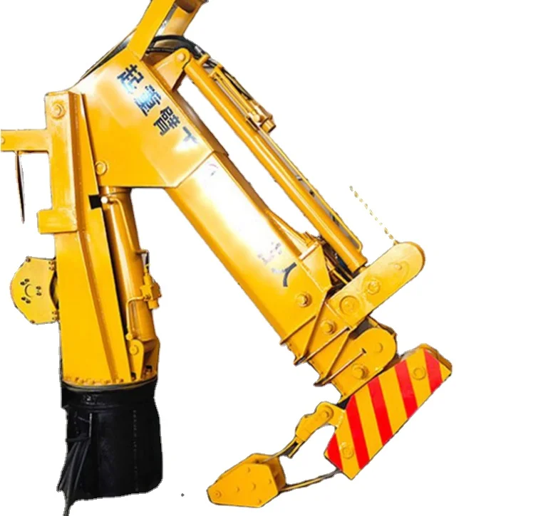 Factory Pickup Truck Crane 2 3 5 8 Ton Boom Lift with Manbasket Use for Man High air Working