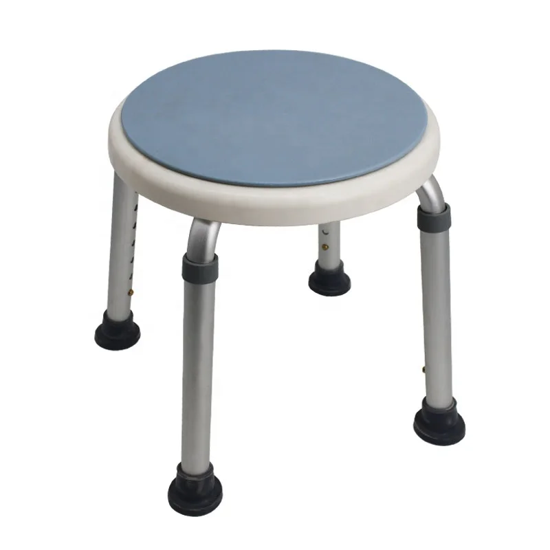 Rotating Round Bath Shower Stool with Swivel Seat Portable Bathtub Lift Chair MK03002