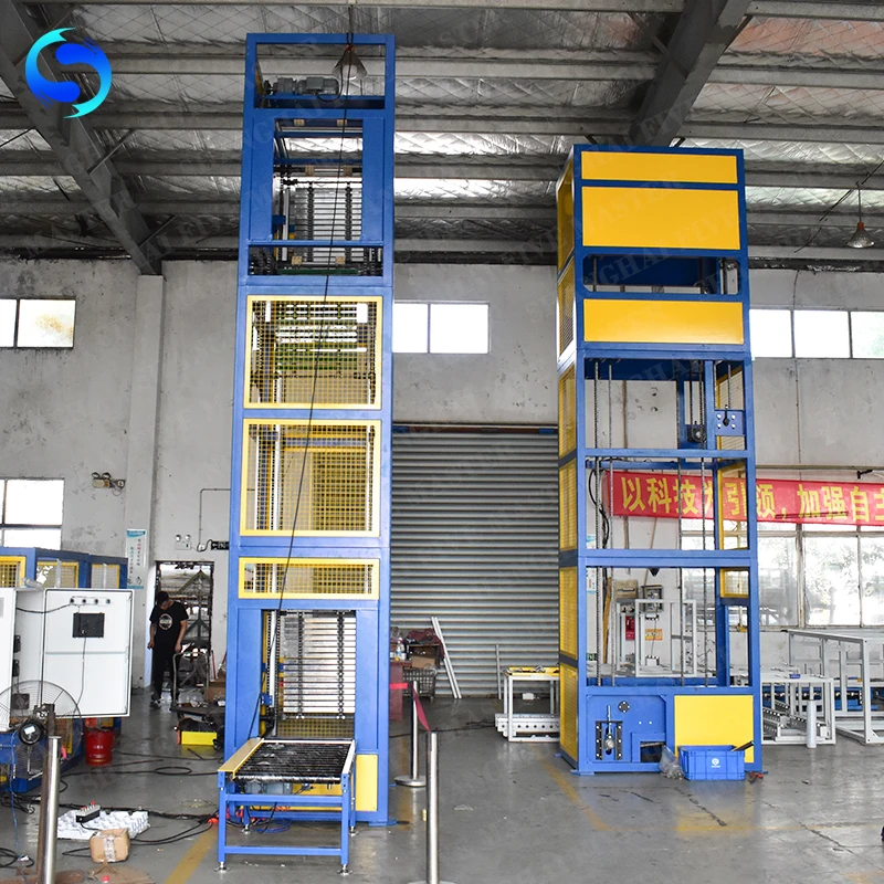 Z-type Continuous Transport Cargo Lift Vertical Reciprocating Conveyor