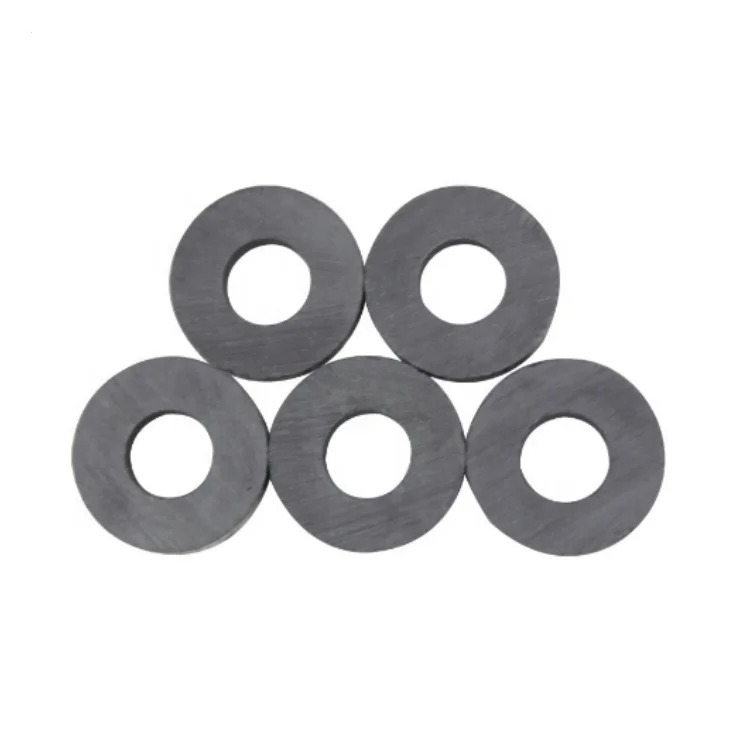 China Professional Factory Wholesale Price 60*32*8mm Y25 Y30 Y35 Ceramic Ferrite Speaker Ring Magnets