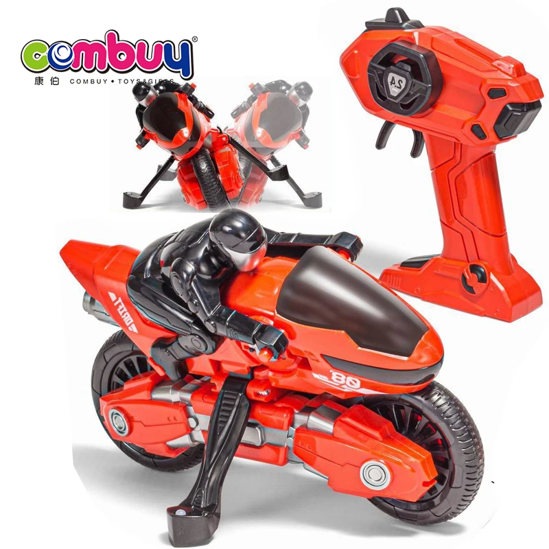 360 Вращающаяся игрушка трюковая Полицейская машина качели nitro rc мотоцикл