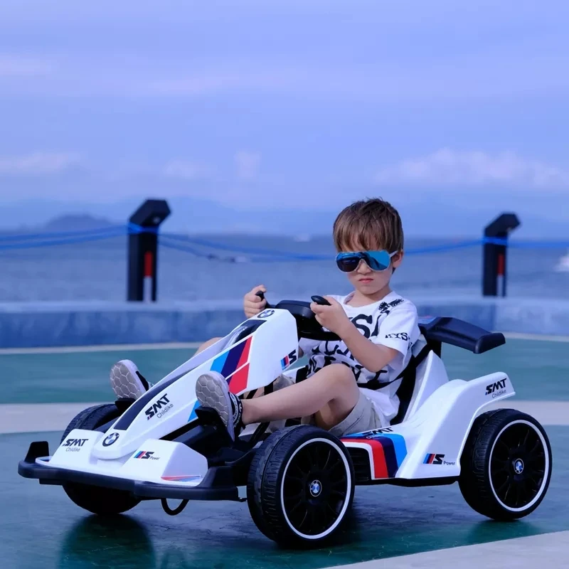 2022 New double driive go kart pro High speed kids racing go karting car teenager and adult electric racing go kart for sale