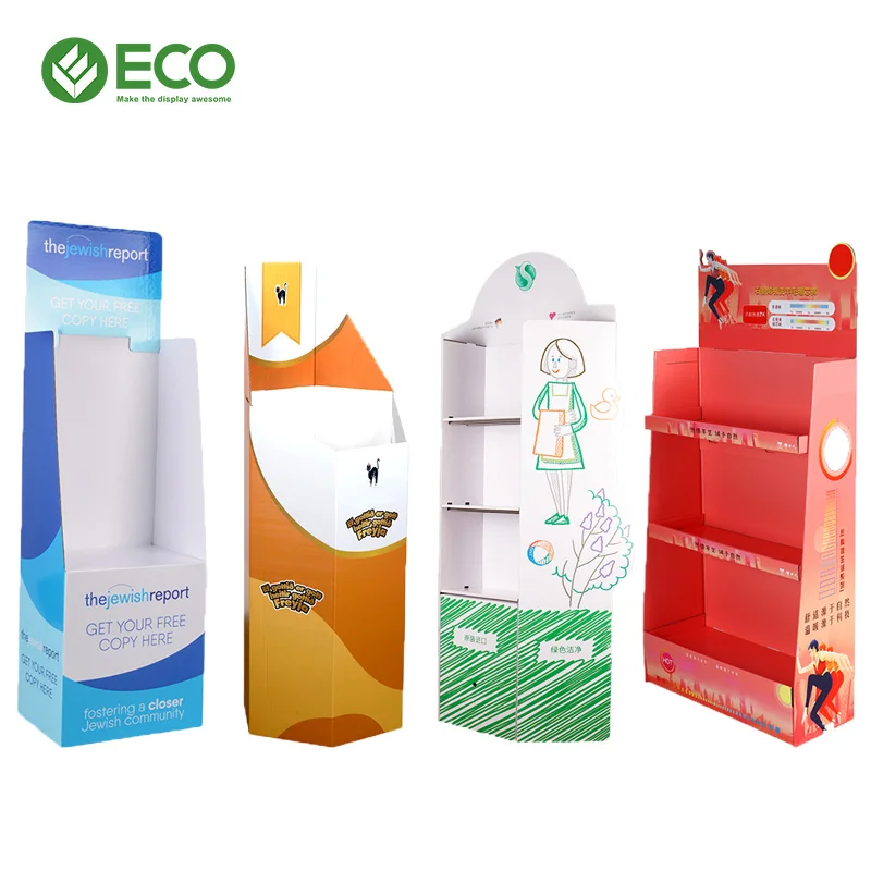 High Quality Bulb Cardboard Display Stand Lamp Floor Display for Hardware Stores
