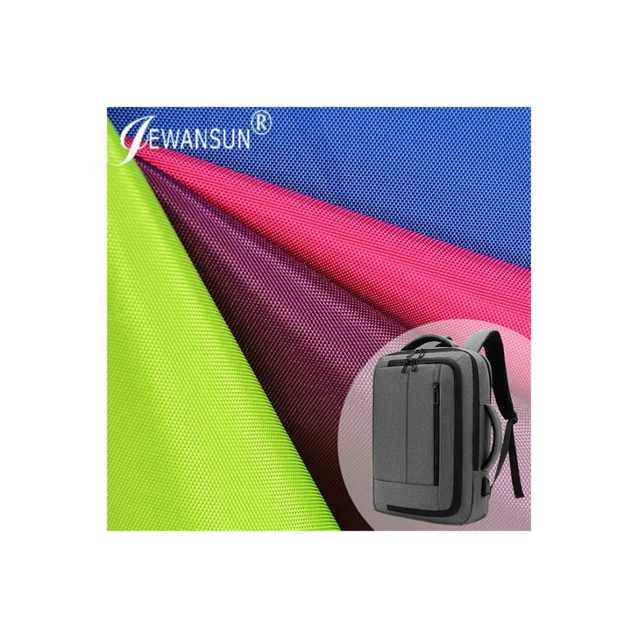 Waterproof Polyester Ripstop Fabric Coated with PU and PVC for Twill Oxford Luggage Bag and Laptop Bag
