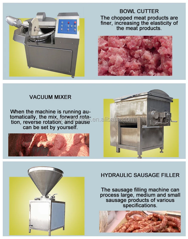 machinery making sausage hot dog sausage stuffing machine