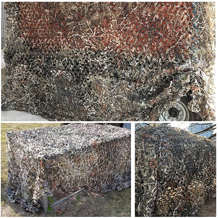 Высококачественная многофункциональная камуфляжная москитная сетка, садовая Солнцезащитная камуфляжная сетка для охоты