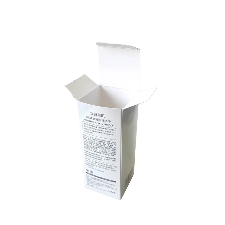 
Hot sale wholesale retail products packing custom desig printing white paper card paper packaging box low MOQ customize 