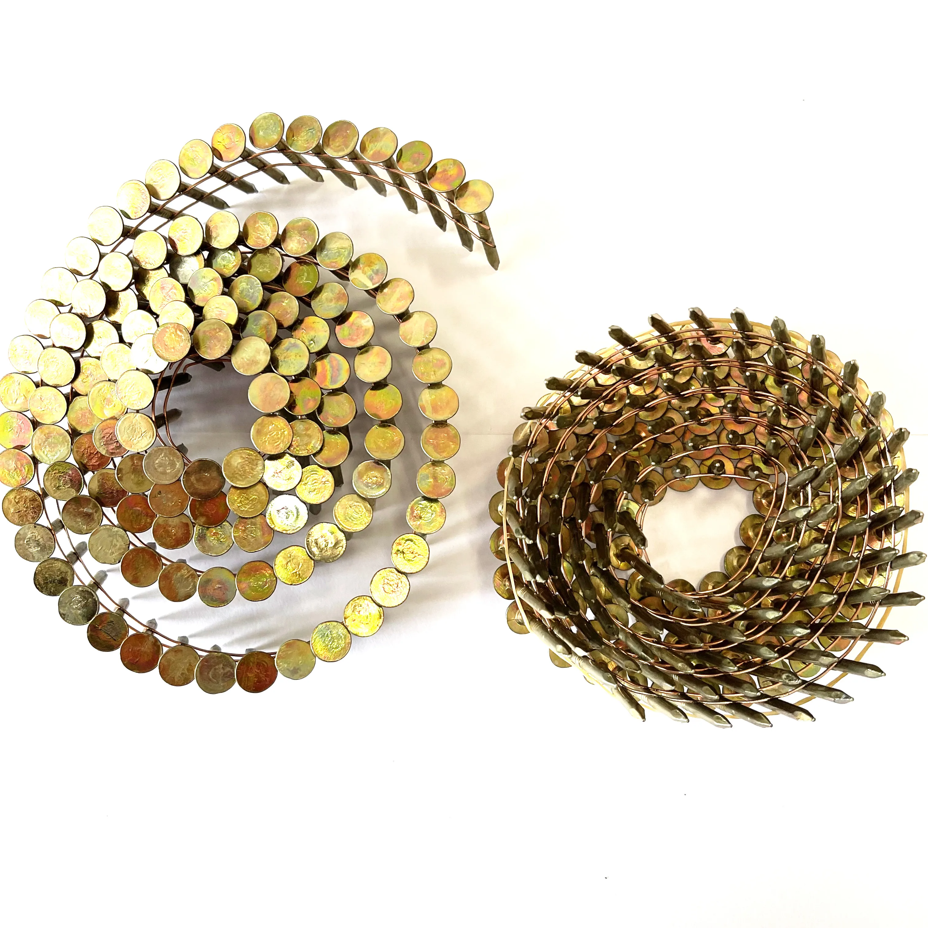 High Quality galvanized  1 1/4 Coil Roofing Nail for roofing factory