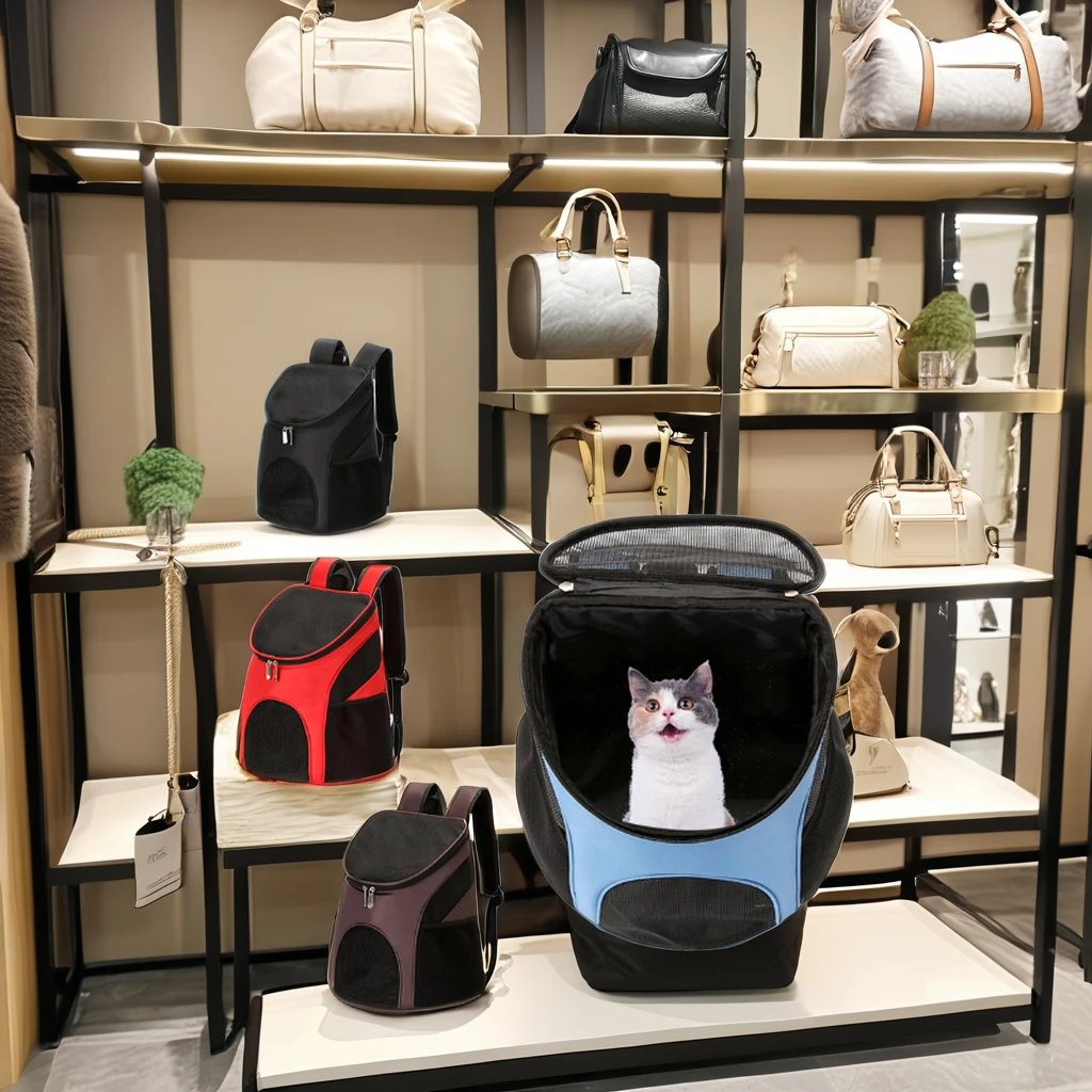 Xianchanpets Pink Clear View Trolley Pet Carrier Custom Logo PC Dog Cat House Fashionable Zipper Closure Hoopet Travel Backpack