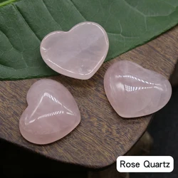 natual Agate crystal gemstone 18mm Heart cabochon  flat bottom bead for DIY sticky diamond jewelry material