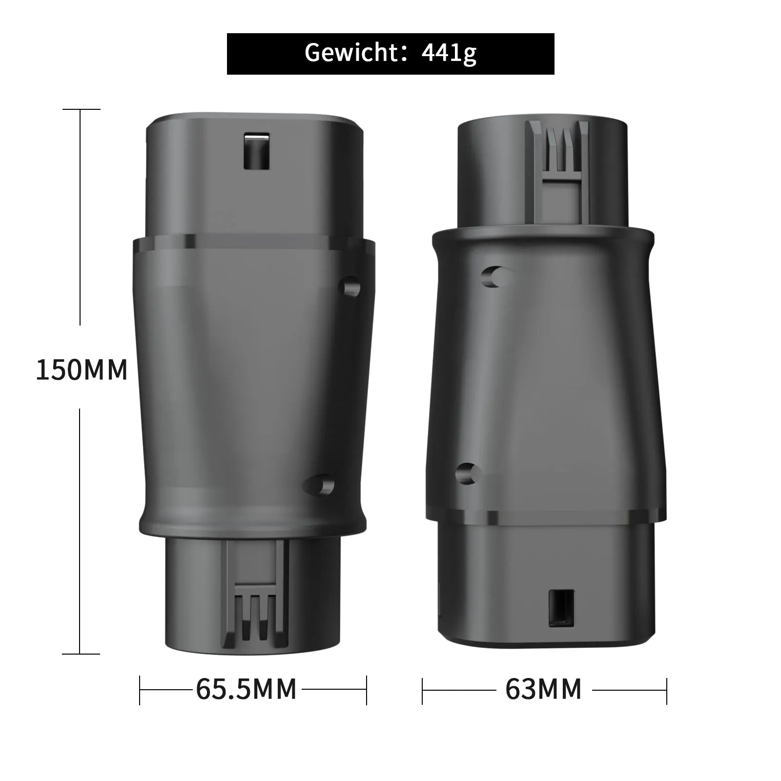 EVSE Manufacturer IEC 62196-2 to SAE J1772 Plug EV Charging Connector Adaptor