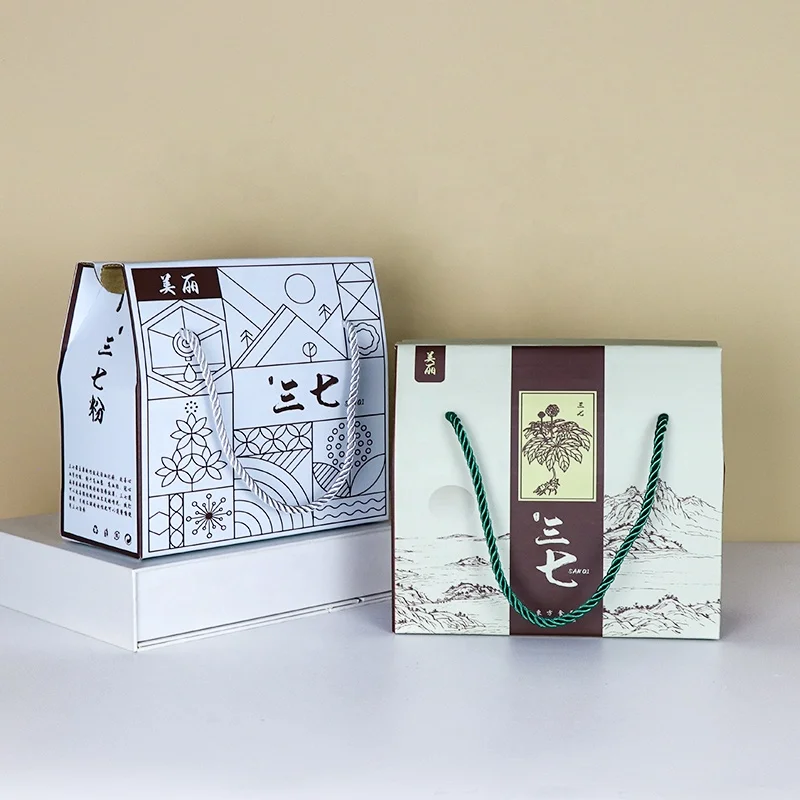 High Quality China Herbal Panax Notoginseng/Pseudo-Ginseng Sanqi Tea extract Concentrated Powder Root Packaging Corrugated Box