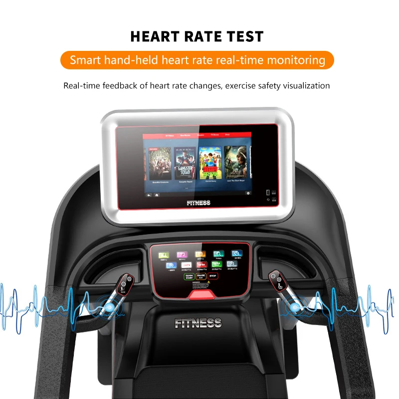 Multi-functional Home Use Home Fitness Equipment Electric Treadmill With Massage Function