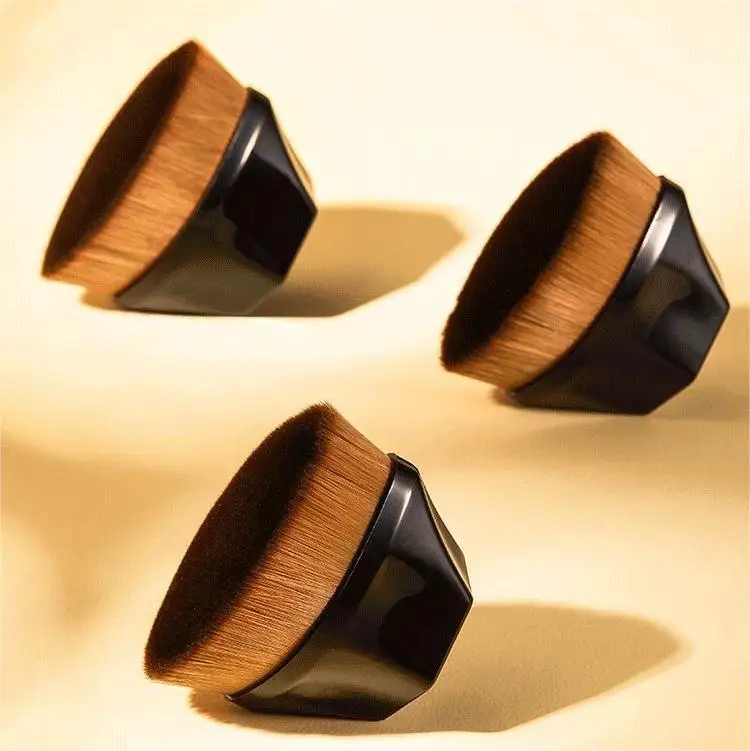 2025 Professional Single Cosmetic Brush Foundation Magic Black Facial Number 55 Makeup Brush Foundation Brush For Blending