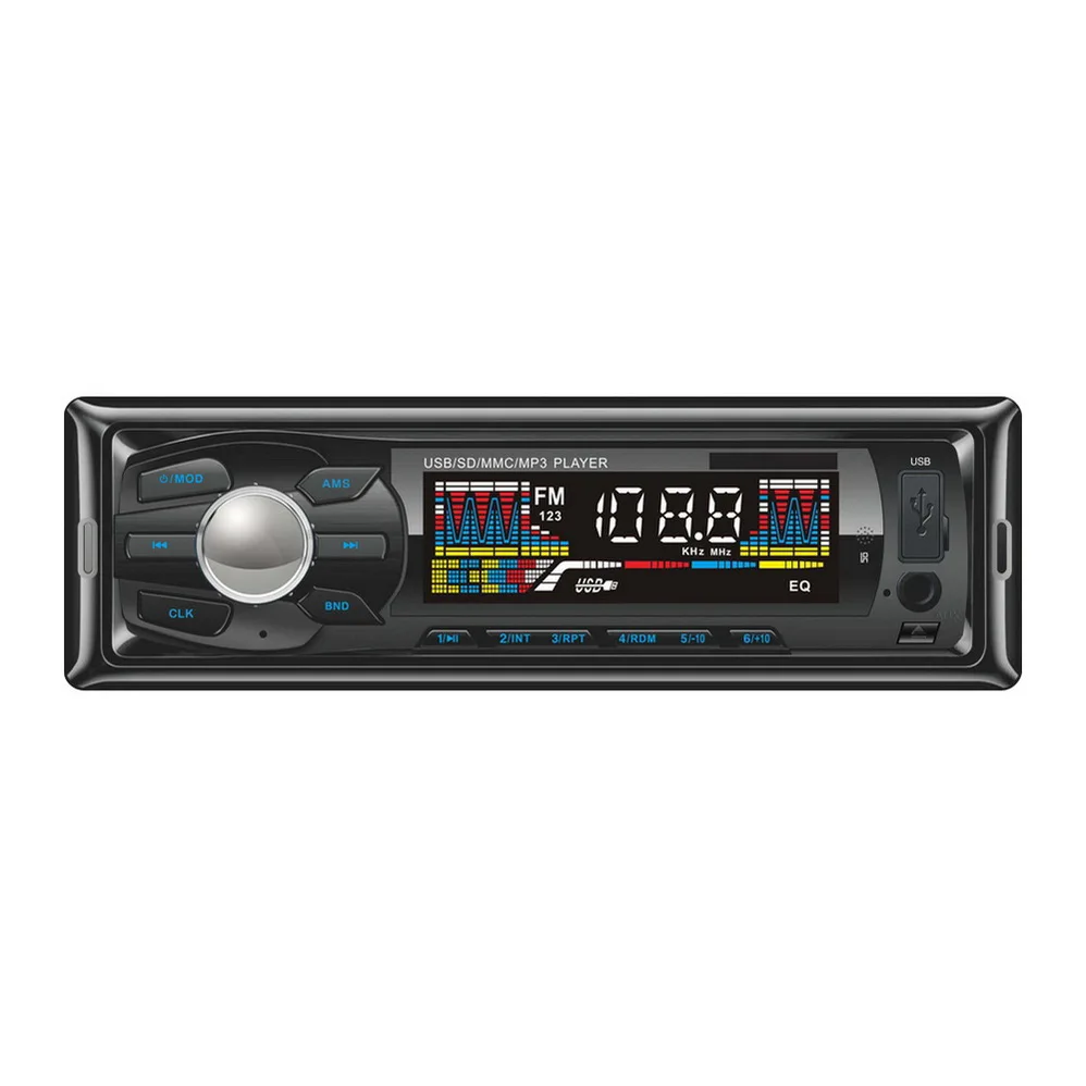FM/AM car radio detachable panel single din stereo car mp3 player
