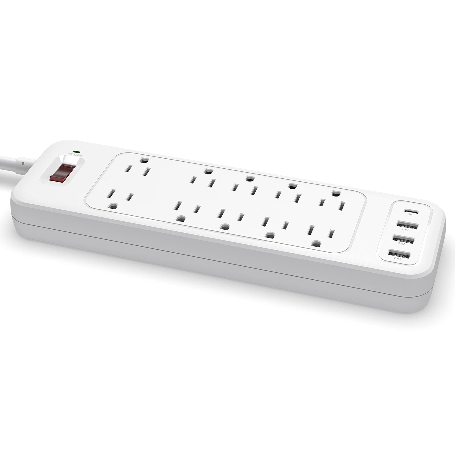 
Portable US Power Strip universal socket /high quality led power strip surge protector 