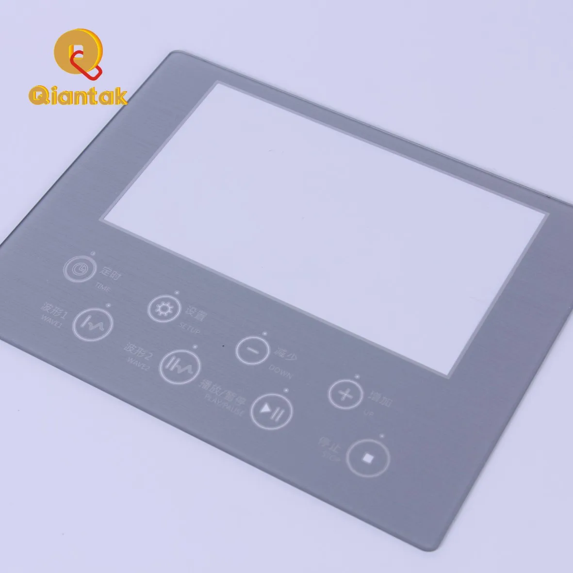 High Quality Silk Sreen Printing Custom Touch Control Screen Switch Acrylic Front Panel