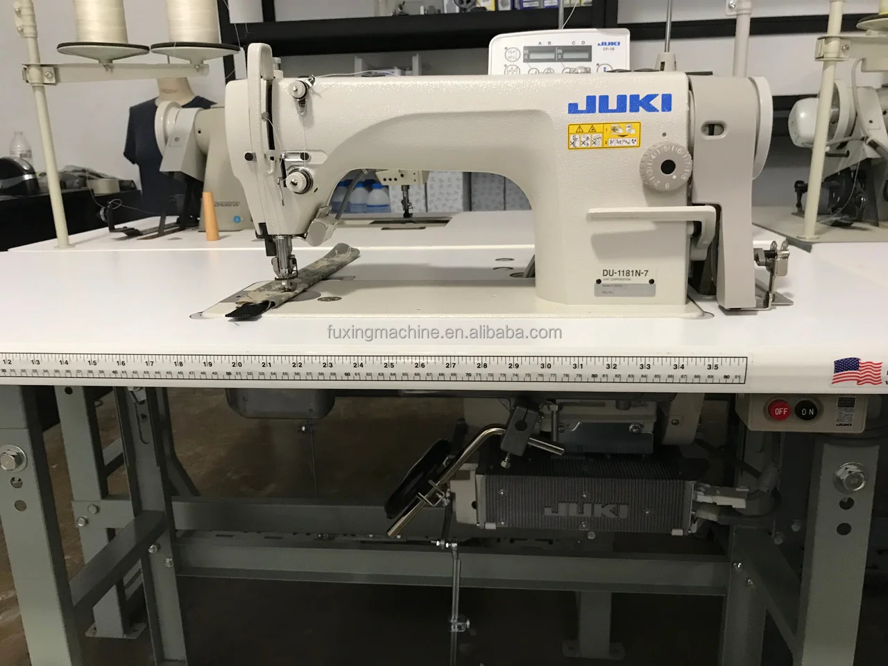 Низкая цена одноигольная швейная машина JUKIS DU-1181N-7 с замком верхняя и нижняя Подающая Промышленная для обшивки из толстого материала