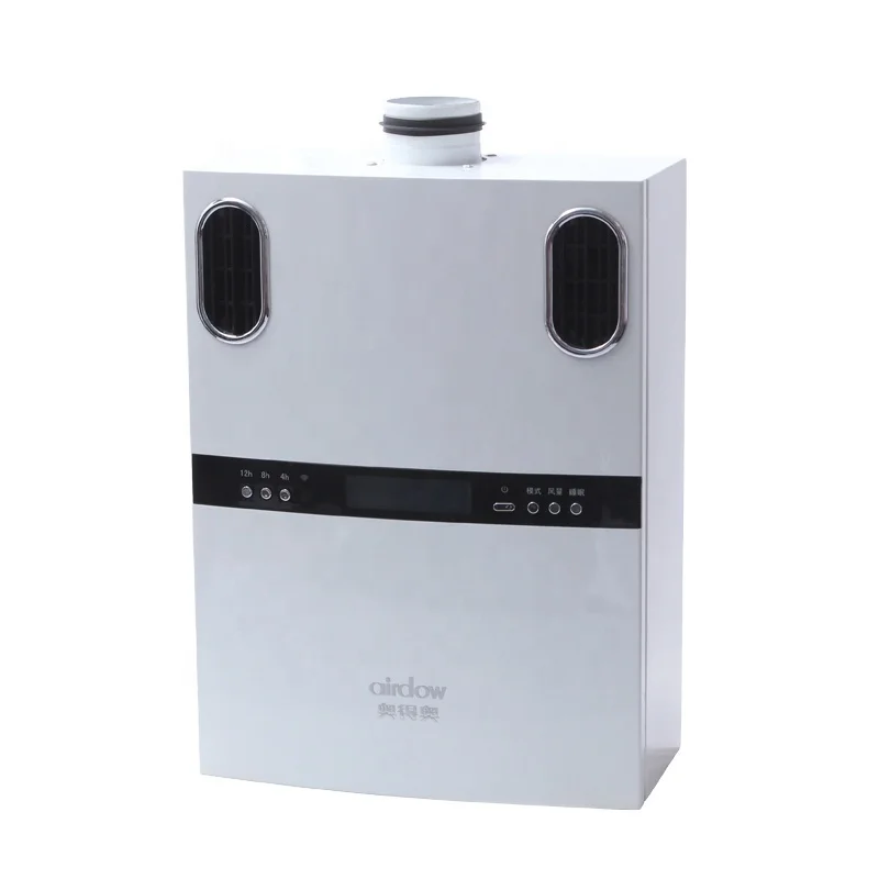 Wall-mounted ERV ventilation HEPA filter household fresh air system air purifier