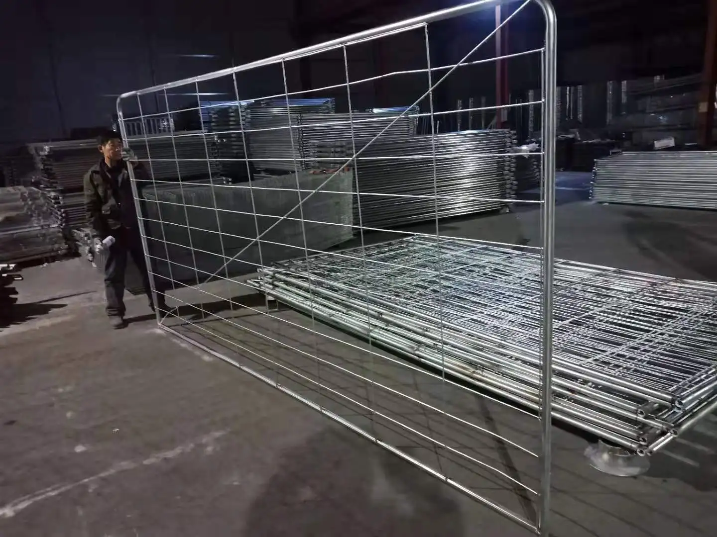 Main Gate Designs for House Farm Livestock Cattle Galvanized Metalsizes Farm Steel Designs Used Gates for Farm