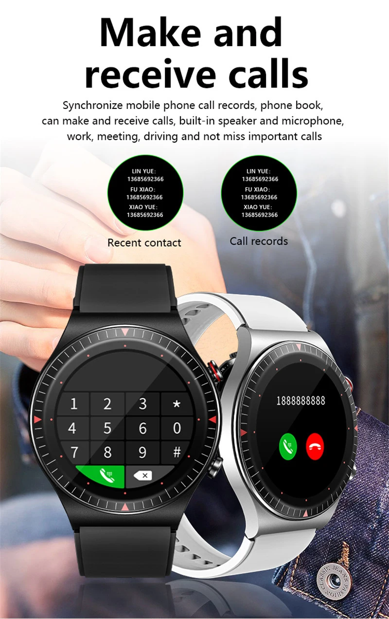  LICHIP L180S montre смартфон Смарт-часы телефонные звонки мобильные телефоны relojes para celulares горячая Распродажа
