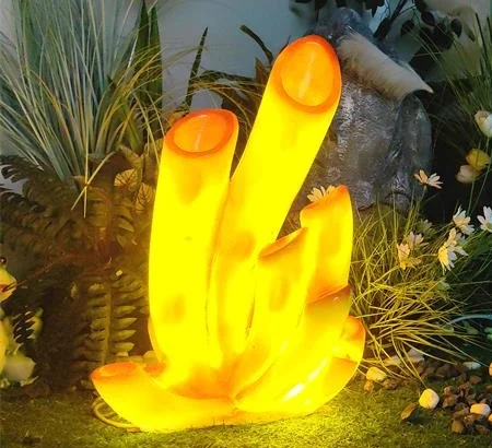 Yeenoo garden landscape sea glass lamp waterproof 10w white warm-white fiberglass simulation sea world lighting decor for park