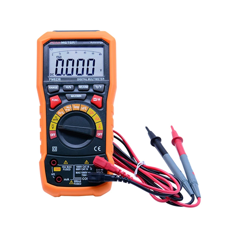 PM8236 Multifunctional Smart Automotive Digital Multimeter,Automatic Portable Digital Multi Tester Ce