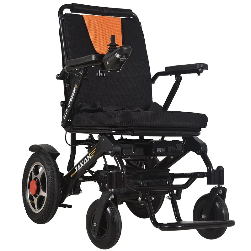 2022 High Quality Sports Electric Wheelchair Black Lightweight Luxury Seats Ultralight Wheelchair Folding Electric Wheelchair