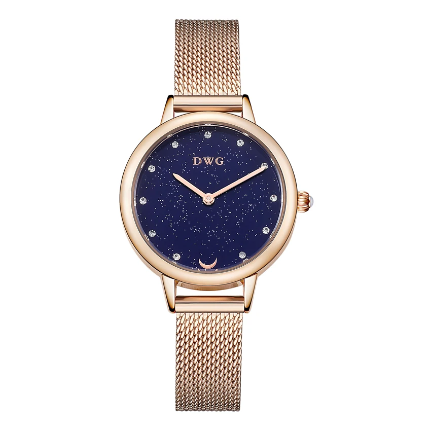 New Arrival Vogue Gold Stainless Steel Fashion Watch Women Ladies Quartz Dress Bracelet Watches With Bracelet