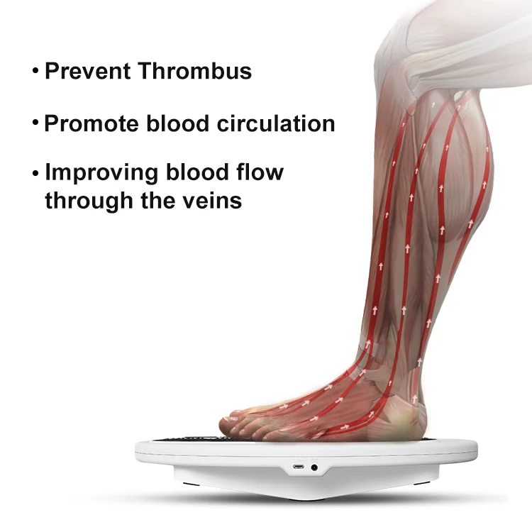 Electric Pulse Promoting Blood Circulation Legs Pain Relief Therapy Machine Portable Ems Foot Massage