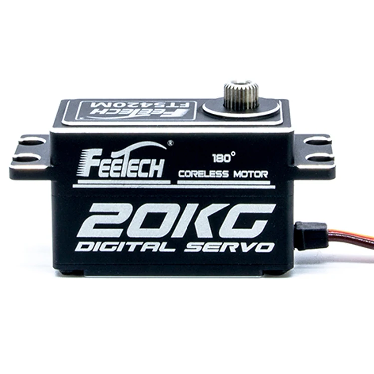 Factory Sale Digital Servo Low Profile 8.4V 20kg Coreless HV 1/8 RC Car Plane Traxxa S/HPI Racing Kyosho Tamiya Model SCX10
