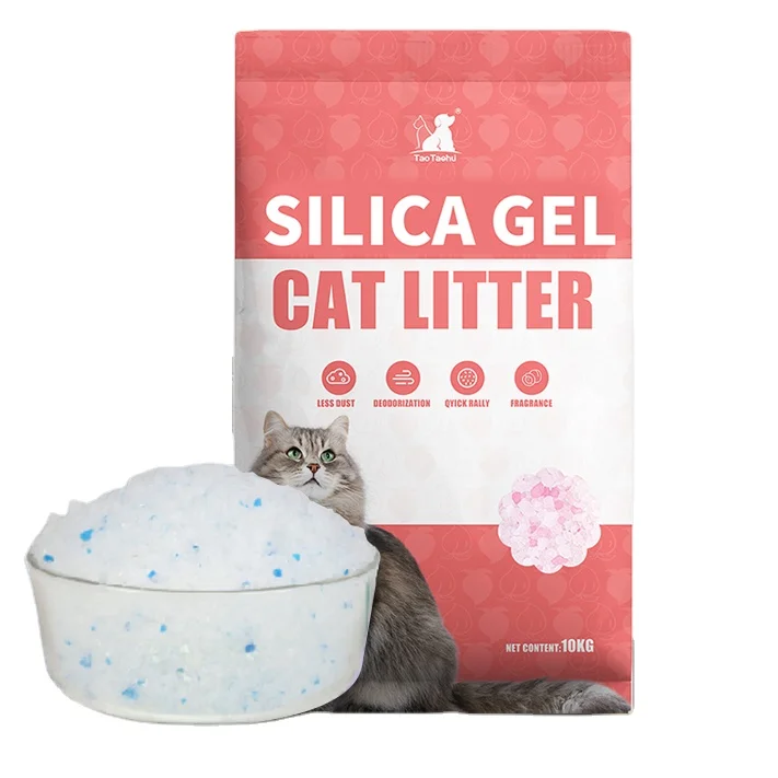  Natural Crystal cat Litter 3.8L Pearl Sand Good adsorbabilit silica gel litter Arena de