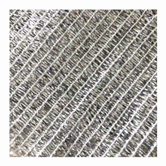 Agricultural greenhouse woven fabric Aluminum mesh shade net Aluminum sliver shade cloth sun cover Sliver Foil net