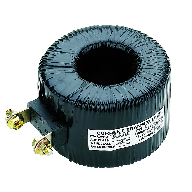 PR45 High Precision 0.55kg Round Type Rct Split Core Small Current Ring Transformer For Current Measuring
