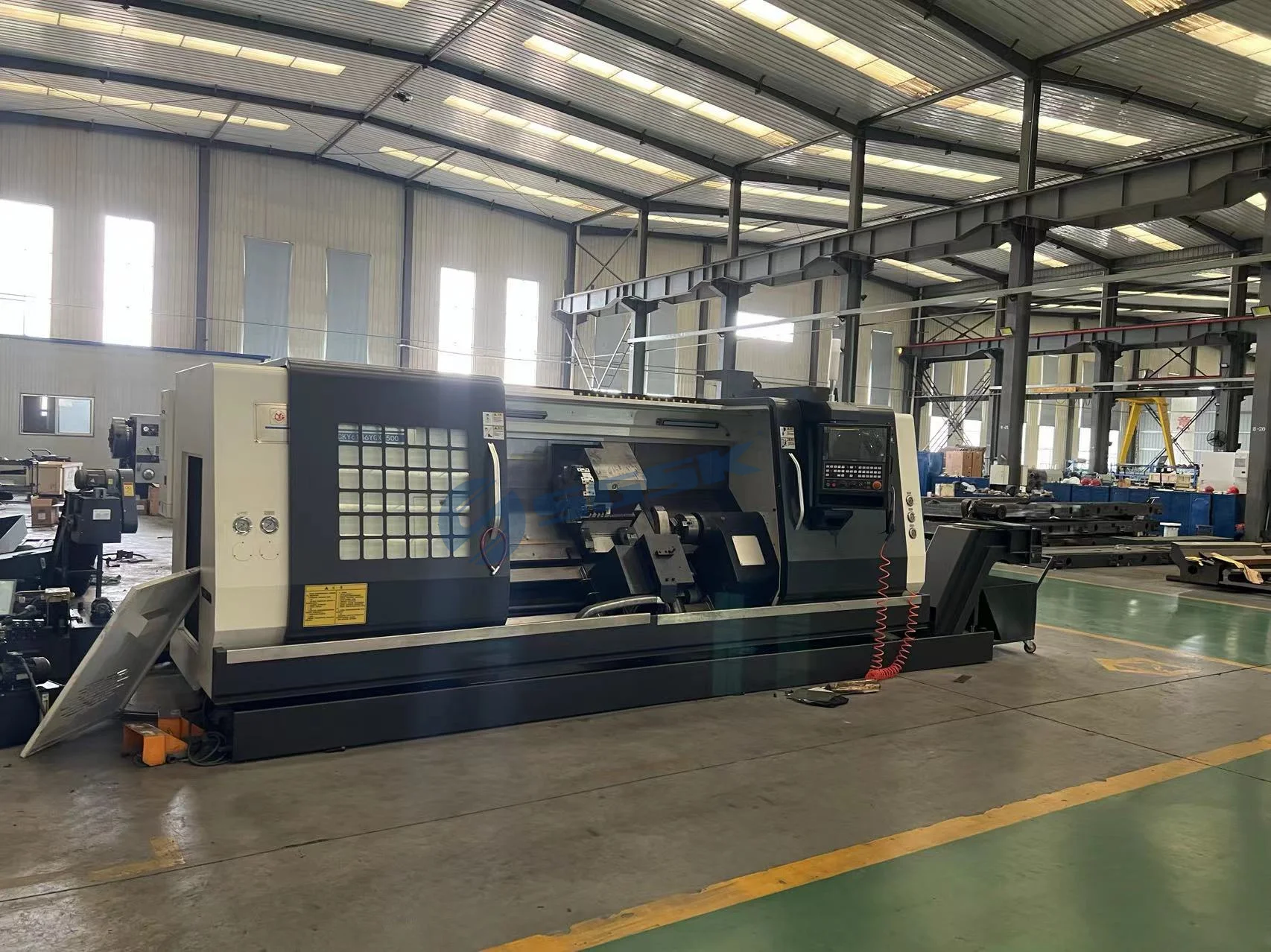 Chinese CNC turning lathe machine TCK560Y cnc torna with 12 position drive turret