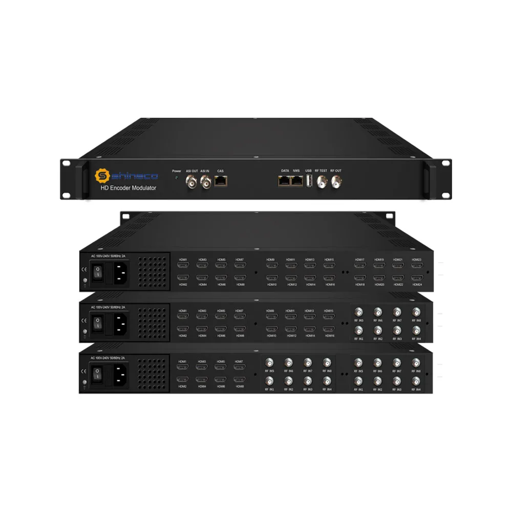 DTV System DVB-S2 24 HDMI To RF DVB-T ISDBT Modulator