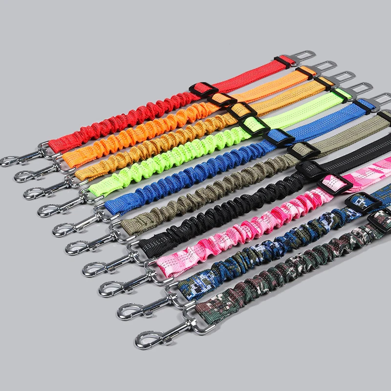 Adjuster Car reflective safety pet dog seat belt Car dog belt dog leash lead