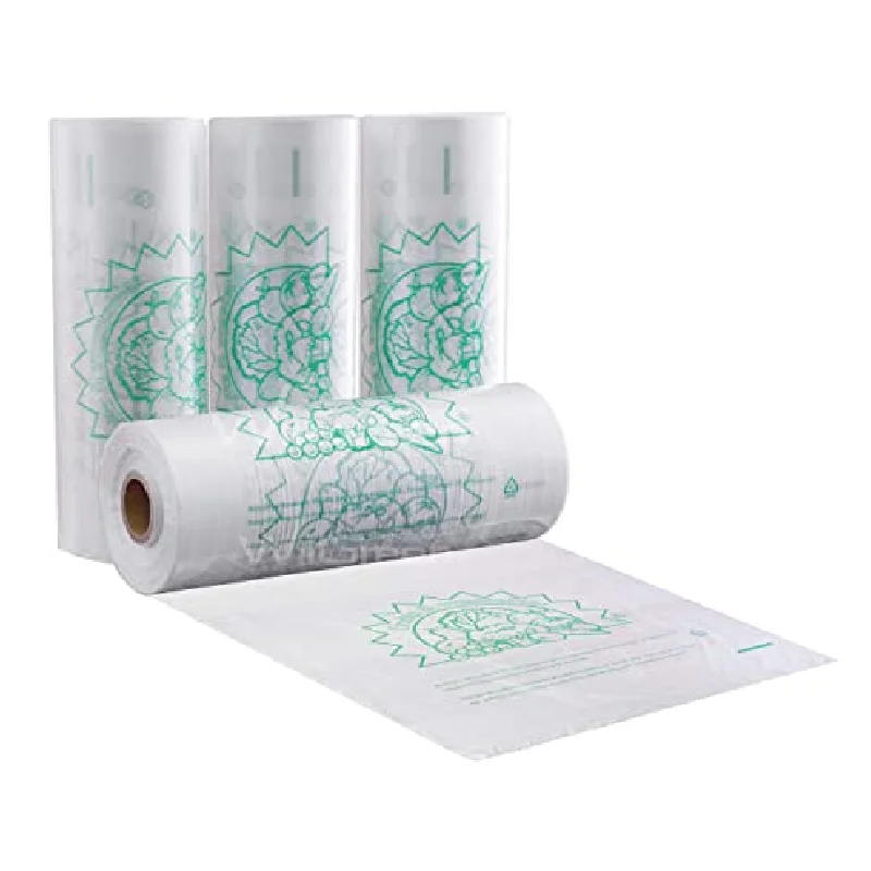 HDPE Food Storage Bag Organizer Food Grade Transparent Food Storage Bag in Roll  PE Bag