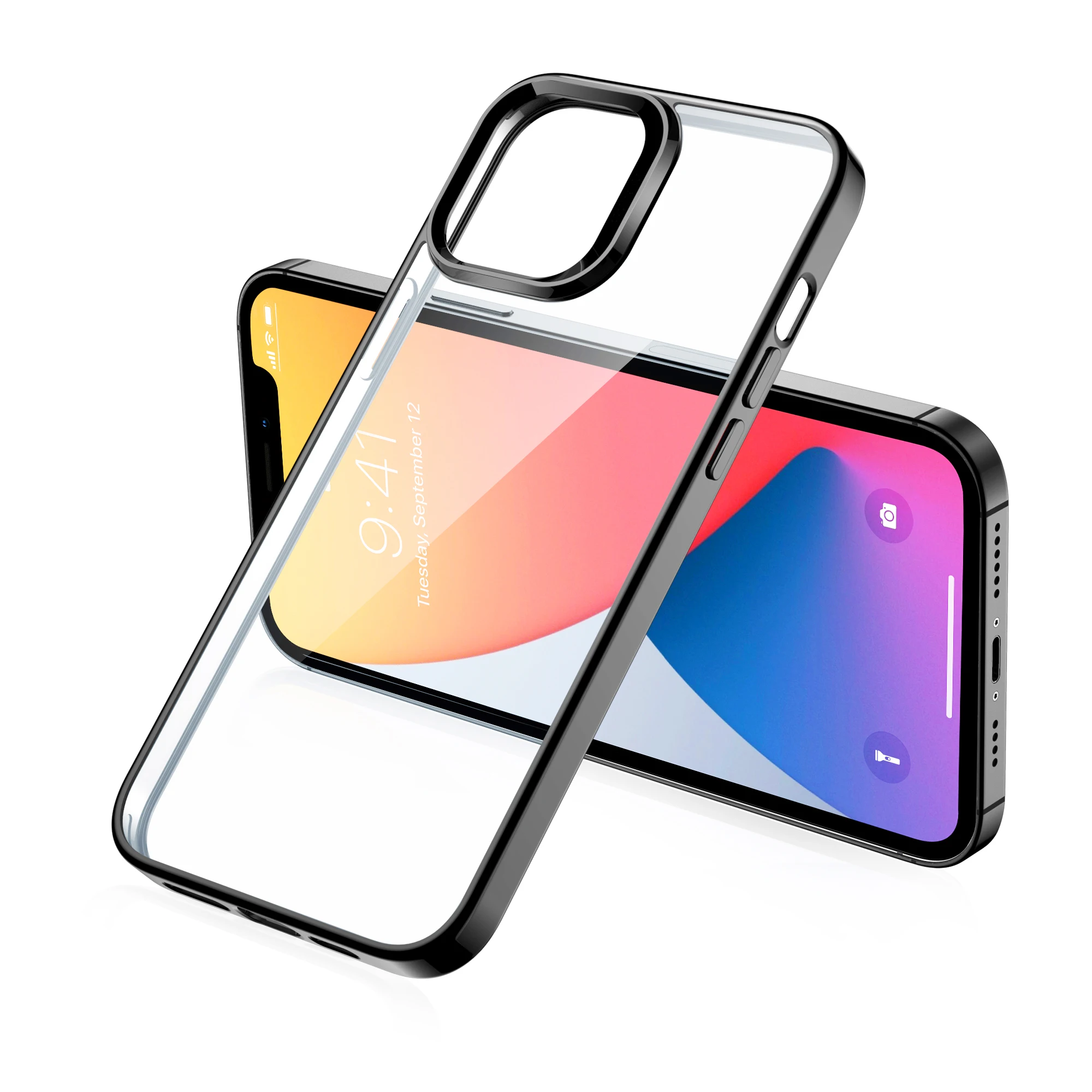  Мягкий бампер из ТПУ ESR для iPhone 12 5 4 дизайнерские чехлы с цветным бампером ультратонкий бесплатная доставка Лидер продаж Amazon лучшее