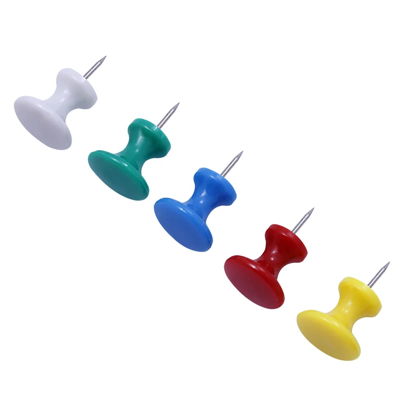 100Pcs Multi Color Push Pins For Plastic Framed Cork Pin Notice Memo Board Display Board School Stationery Supplies